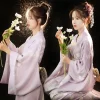 robe kimono traditionnelle japonaise pour femme, tenue de soirée, vêtements cosplay, tenue de photographie