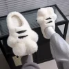 nouvelles pattes de tigre pantoufles drôle unisexe confortable maison chaussures femmes mignon animal griffe pantoufles femme intérieur moelleux diapositives fourrure mules chaussures