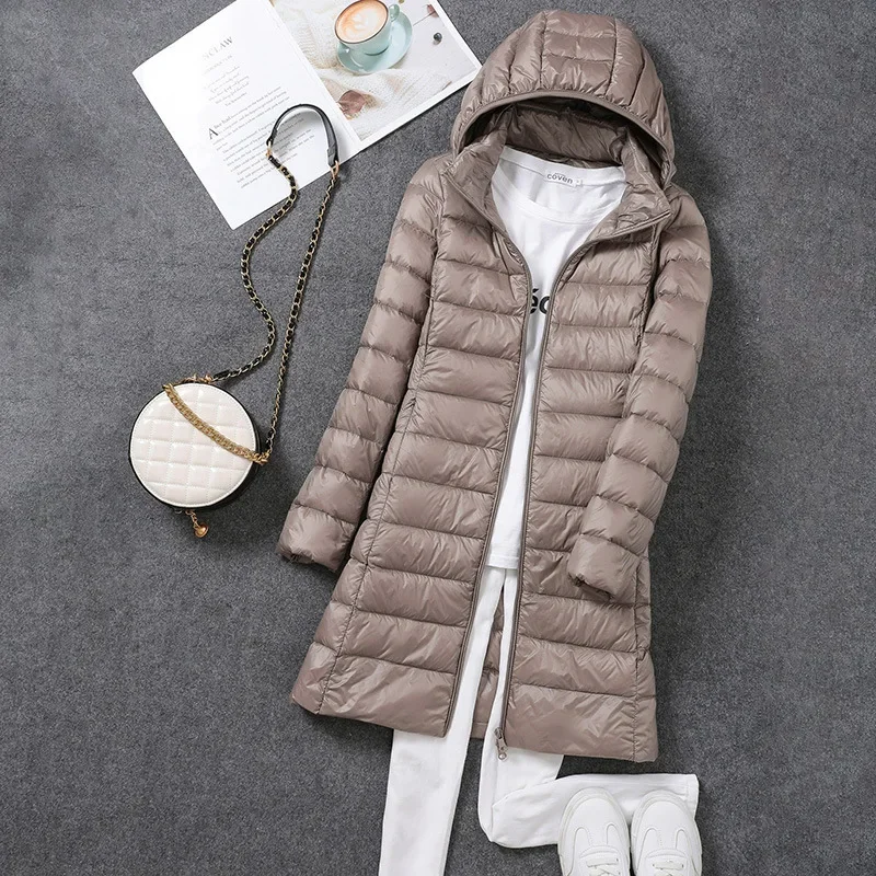 veste longue bouffante ultra légère et pliable pour femme, manteau chaud à capuche détachable, parka 5xl 7xl, nouvelle collection automne hiver 2023 veste longue bouffante ultra légère et pliable pour femme, manteau chaud à capuche détachable, parka 5xl 7xl, nouvelle collection automne hiver 2023