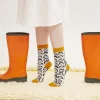 chaussettes imprimées en coton de haute qualité pour hommes et femmes, chaussettes japonaises kawaii pour femmes, streetwear harajuku