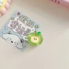pince à cheveux pomme mignonne pour femmes, barrettes à frange latérale de style coréen/japonais, épingle à cheveux et accessoires pour filles