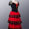 don quichotte adulte rouge romantique tutu espagnol kitri robe de ballet femmes professionnel tutu ballet espagnol danse costume pour les filles