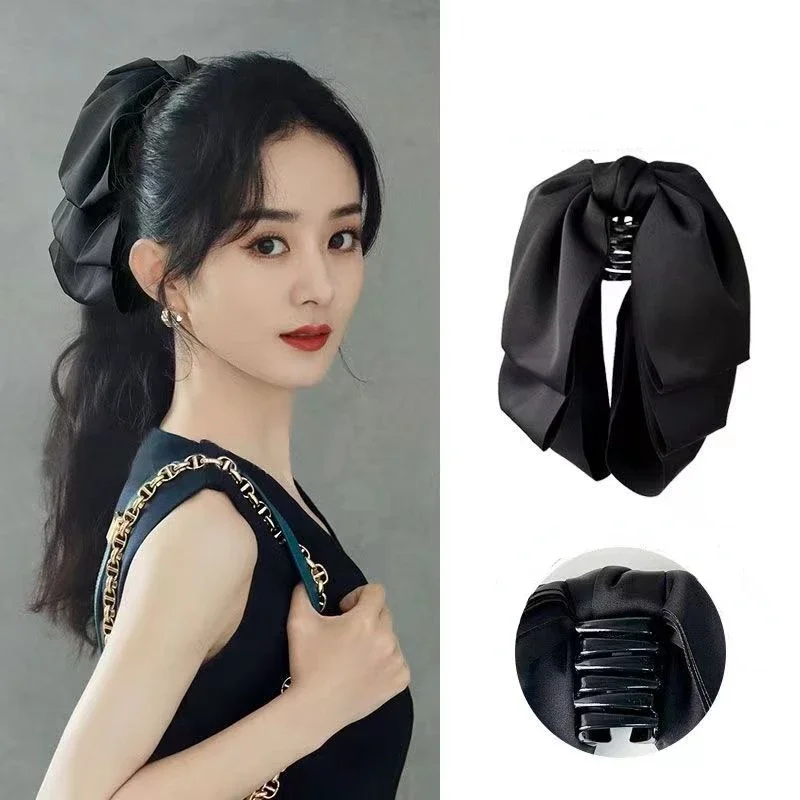 pince à cheveux coréenne grande taille pour femmes, barrettes à queue de cheval haute, couvre chef pour filles et femmes, accessoires pour cheveux pince à cheveux coréenne grande taille pour femmes, barrettes à queue de cheval haute, couvre chef pour filles et femmes, accessoires pour cheveux