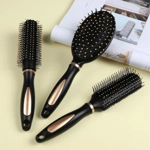 Peigne antistatique à airbag, Massage en plastique, brosse à cheveux antistatique, soins pratiques, masseur de tête de SPA, peigne à cheveux bouclés pour la maison Peigne antistatique à airbag, Massage en plastique, brosse à cheveux antistatique, soins pratiques, masseur de tête de SPA, peigne à cheveux bouclés pour la maison