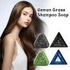 Barre de shampoing pour la croissance des cheveux noirs à base de plantes, savon à base de plantes Ganoderma Polygonum Multiflorum pour cheveux gras, contrôle des pellicules, ajoute du Volume chaud Barre de shampoing pour la croissance des cheveux noirs à base de plantes, savon à base de plantes Ganoderma Polygonum Multiflorum pour cheveux gras, contrôle des pellicules, ajoute du Volume chaud