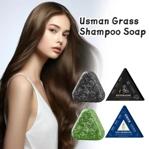 Barre de shampoing pour la croissance des cheveux noirs à base de plantes, savon à base de plantes Ganoderma Polygonum Multiflorum pour cheveux gras, contrôle des pellicules, ajoute du Volume chaud Barre de shampoing pour la croissance des cheveux noirs à base de plantes, savon à base de plantes Ganoderma Polygonum Multiflorum pour cheveux gras, contrôle des pellicules, ajoute du Volume chaud