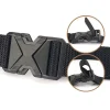 ceinture à boucle en nylon tressé pour hommes, légère et respirante, 125cm, pour les déplacements quotidiens, nouvelle collection