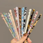 Bâtons de cheveux de Style chinois Vintage pour femmes et filles, pinces à cheveux en forme de baguettes en acétate, épingles, bijoux, accessoires pour cheveux Bâtons de cheveux de Style chinois Vintage pour femmes et filles, pinces à cheveux en forme de baguettes en acétate, épingles, bijoux, accessoires pour cheveux
