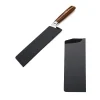 gaine de couteau de cuisine chef santoku sushi sashimi aleaver, outils de tranchage, filet, épluchage, couvercle utilitaire