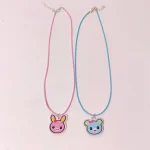 Collier ras du cou Original fait à la main, accessoires, bijoux Mp de dessin animé japonais + épingle à cheveux, accessoires Y2k, nouvelle collection 2025
