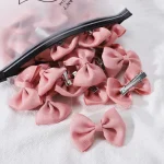 Barrettes mignonnes pour filles, 5/10/20 pièces/lot, ruban à nœud, pinces à cheveux faites à la main, épingles à cheveux, accessoires pour cheveux pour bébés et enfants Barrettes mignonnes pour filles, 5/10/20 pièces/lot, ruban à nœud, pinces à cheveux faites à la main, épingles à cheveux, accessoires pour cheveux pour bébés et enfants
