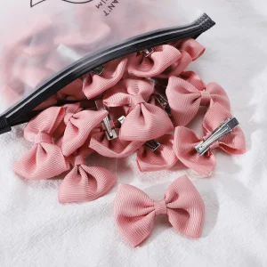 Barrettes mignonnes pour filles, 5/10/20 pièces/lot, ruban à nœud, pinces à cheveux faites à la main, épingles à cheveux, accessoires pour cheveux pour bébés et enfants Barrettes mignonnes pour filles, 5/10/20 pièces/lot, ruban à nœud, pinces à cheveux faites à la main, épingles à cheveux, accessoires pour cheveux pour bébés et enfants