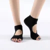chaussettes de yoga à deux orteils pour femmes, chaussettes de sport antidérapantes en coton, pilates, ballet à séchage rapide