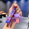 porte clés de poupée pokemon, dessin animé japonais pikachu charmander zenigame, accessoires de sac à dos, animaux de compagnie elfe mignons unisexe otaku drôle