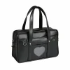 Sac à main pour étudiants japonais, sac d&rsquo;école pour ordinateur portable, sac d&rsquo;uniforme JK pour filles, sac de livre en PU de grande capacité, sacs à bandoulière Anime secondaire