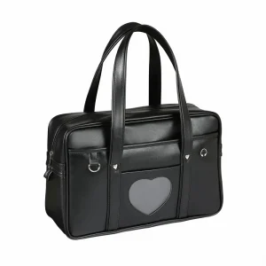 Sac à main pour étudiants japonais, sac d&rsquo;école pour ordinateur portable, sac d&rsquo;uniforme JK pour filles, sac de livre en PU de grande capacité, sacs à bandoulière Anime secondaire