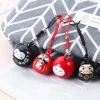 mignon fortune richesse maneki neko cloches d'eau sac pendentifs téléphone pendentif japon daruma chat chanceux porte clés cloches pendentif