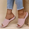 sandales d'niket d'extérieur pour femme, chaussures d'Été souples à talons bas, plates, de plage