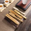 pelle à thé en alliage de bambou naturel, multi style, cérémonie du thé kung fu chinois, six accessoires de gentleman, cadeau de cuillère à thé matcha