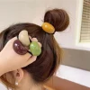 bandes de cheveux élastiques à la mode coréenne, accessoires pour cheveux, couvre chef, support queue de cheval, chouchou pour femmes et filles, nouvelle collection 2025