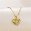 collier avec pendentif en forme de cœur battant en cristal pour femmes, mode coréenne, chaîne de clavicule en acier inoxydable, bijoux de mariage sexy