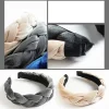 bandes de sauna tressées en velours pour femmes, élastiques, croisées, accessoires pour cheveux