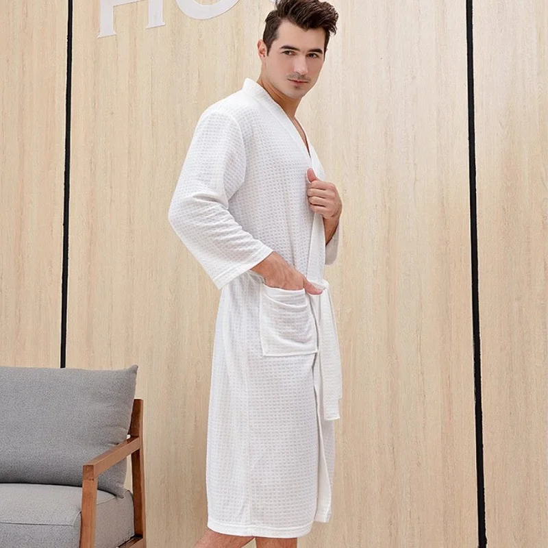 peignoir pour hommes femme longue absorbante terry robe de bain kimono hommes serviette peignoir solide vêtements de nuit femmes robe de chambre peignoir pour hommes femme longue absorbante terry robe de bain kimono hommes serviette peignoir solide vêtements de nuit femmes robe de chambre