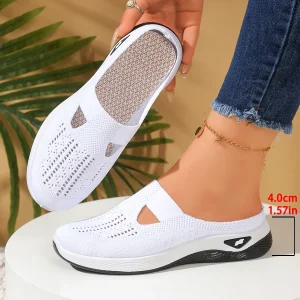 Chaussures pour femmes pratiques et confortables à la maison, un pied avec évent et demi-pantoufle, chaussures d’été pour femmes, livraison gratuite Chaussures pour femmes pratiques et confortables à la maison, un pied avec évent et demi-pantoufle, chaussures d’été pour femmes, livraison gratuite