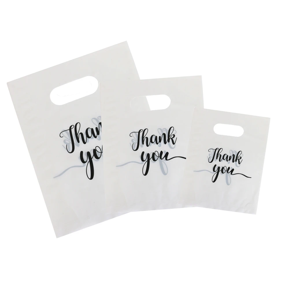 sacs cadeaux de remerciement, 50 pièces, emballage cadeau pour invités d'anniversaire et de mariage, sacs de magasin en plastique, emballage de magasin de pâtisserie de bonbons pour petites entreprises sacs cadeaux de remerciement, 50 pièces, emballage cadeau pour invités d'anniversaire et de mariage, sacs de magasin en plastique, emballage de magasin de pâtisserie de bonbons pour petites entreprises