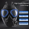 masque à gaz complet noir polyvalent en caoutchouc naturel, peinture en spray, pesticide, maxchimique, sécurité au travail, vaccination, irapiateur, 87 pièces