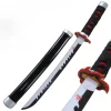 couteau demon slayer katana 42cm, modèles d'armes, épée de samouraï, accessoires de cosplay, kamado tanjirou, collection périphérique d'anime, jouets cadeaux
