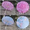 injgrill parapluie en papier à l'huile de style chinois pour femme, parapluie japonais, aucun pompon de fleurs, pétale, 82cm