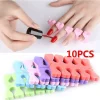 séparateur de doigts eva pour nail art, éponge multicolore, fournitures pour ongles, séparateur d'orteils, vernis à ongles, aide à la coloration, fournitures d'espacement des doigts