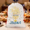 Sacs d’emballage cadeaux personnalisés Happy Hanukkah, sac à cordon pour Menorah doré Chanukah, fournitures de décoration pour fête de vacances juive Sacs d’emballage cadeaux personnalisés Happy Hanukkah, sac à cordon pour Menorah doré Chanukah, fournitures de décoration pour fête de vacances juive