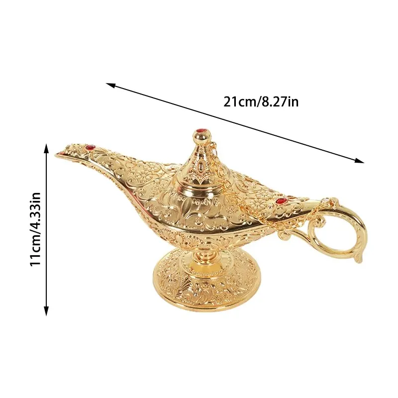 lampe aladdin ornement décoratif grande décoration de maison rétro européenne décoration en métal artisanat cadeau de vacances lampe aladdin ornement décoratif grande décoration de maison rétro européenne décoration en métal artisanat cadeau de vacances