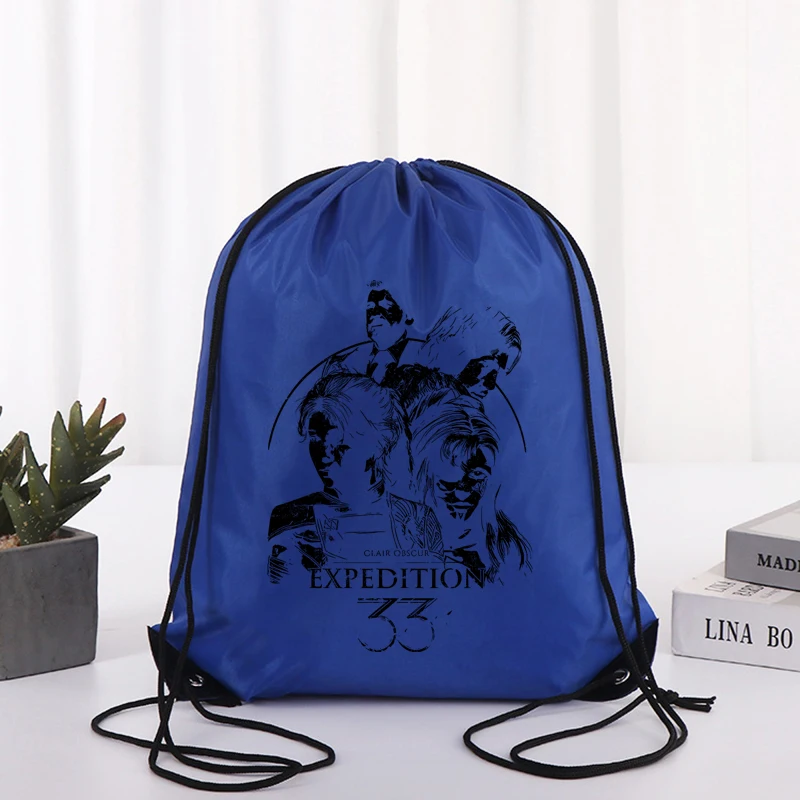 anime imprimé cordon sac à dos jeu clair obscur expédition 33 sport fitness sac mode dessiner chaîne sacs pochette de rangement cadeau anime imprimé cordon sac à dos jeu clair obscur expédition 33 sport fitness sac mode dessiner chaîne sacs pochette de rangement cadeau