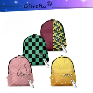 Kimetsu No Yaiba sac d’école Kamado Tanjirou sac à dos sac en toile unisexe Tomioka Giyuu sac de voyage pour ordinateur portable Costume Cosplay Kimetsu No Yaiba sac d’école Kamado Tanjirou sac à dos sac en toile unisexe Tomioka Giyuu sac de voyage pour ordinateur portable Costume Cosplay