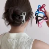bâton à cheveux avec nœud en forme de u, épingle à cheveux en acrylique, pince à cheveux, peigne, chignon, couvre chef doux, coiffure pour femmes et filles, accessoires pour cheveux