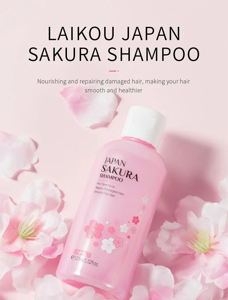 laikou japon sakura shampooing ou après shampooing réparation cheveux endommagés hydratant nourrissant contrôle de l'huile soin de nettoyage des cheveux laikou japon sakura shampooing ou après shampooing réparation cheveux endommagés hydratant nourrissant contrôle de l'huile soin de nettoyage des cheveux