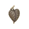 broche rétro artistique pour homme et femme, drapeau haut de gamme, feuilles tridimensionnelles, costumes, chemises, cols, métal, accessoires polyvalents