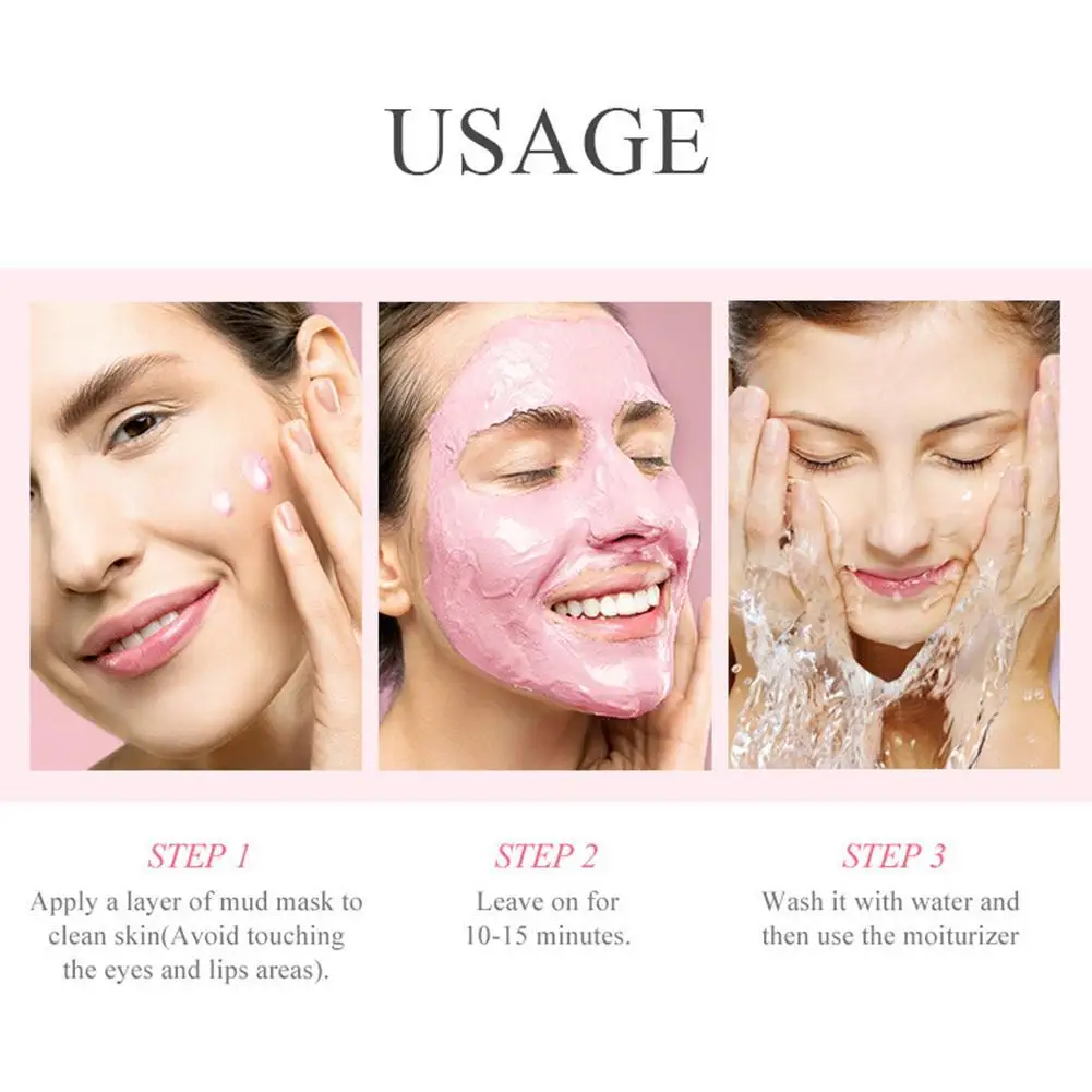 masque de boue sakura japonais, nettoyage en profondeur, élimine les points noirs, contrôle de l'huile, masque en argile, paquets hydratants et rafraîchissants, soins pour la peau du visage masque de boue sakura japonais, nettoyage en profondeur, élimine les points noirs, contrôle de l'huile, masque en argile, paquets hydratants et rafraîchissants, soins pour la peau du visage