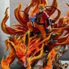 43 cm gk naruto kurama chakra mode shippuden anime figurine modèle action figure sasuke itachi statue collection jouet kyuubi figma