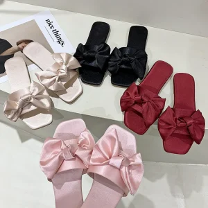 Pantoufles Kimono de Mariage avec Nministériels d Papillon, Chaussures d’Niken Satin à Talons Bas, Cadeau de ixpour Mariée et Demoiselle d’Honneur Pantoufles Kimono de Mariage avec Nministériels d Papillon, Chaussures d’Niken Satin à Talons Bas, Cadeau de ixpour Mariée et Demoiselle d’Honneur