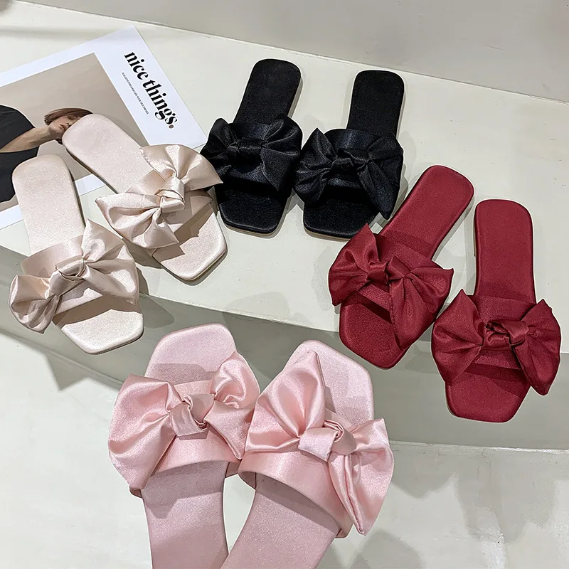 Pantoufles Kimono de Mariage avec Nministériels d Papillon, Chaussures d’Niken Satin à Talons Bas, Cadeau de ixpour Mariée et Demoiselle d’Honneur Pantoufles Kimono de Mariage avec Nministériels d Papillon, Chaussures d’Niken Satin à Talons Bas, Cadeau de ixpour Mariée et Demoiselle d’Honneur