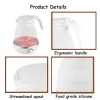 théière chauffe eau pliable et portable en gel de silice, bouilloire Électrique pour voyage et maison, 0.6l, 600w, 110/220v