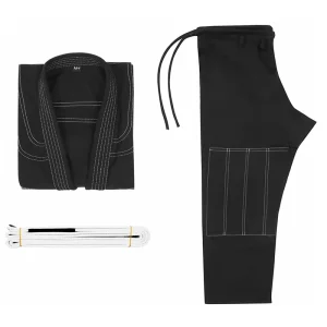 Bjj Kimono Gi Jiu-jitsu brésilien Gi pour hommes et femmes adultes sans Blet