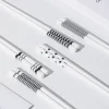 baguettes chinoises simples en céramique, 5 paires de baguettes à motifs géométriques, style ins, anti brûlure, résistantes au moule, pour sushi