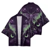cardigan surdimensionné, chemise de plage kimono, imprimé papillon haori, vêtements de détente japonais confortables pour hommes et femmes