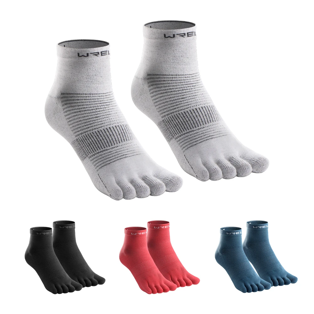 COOLMAX – chaussettes d’athlétisme à cinq doigts, évacuant l’humidité, respirantes, à séchage rapide, légères, pour Marathon, Sport COOLMAX – chaussettes d’athlétisme à cinq doigts, évacuant l’humidité, respirantes, à séchage rapide, légères, pour Marathon, Sport