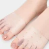 2 coussinets de pied avant en silicone confortables, parfaits pour la nuit et un usage domestique, santé des pieds et instituts d'oignon